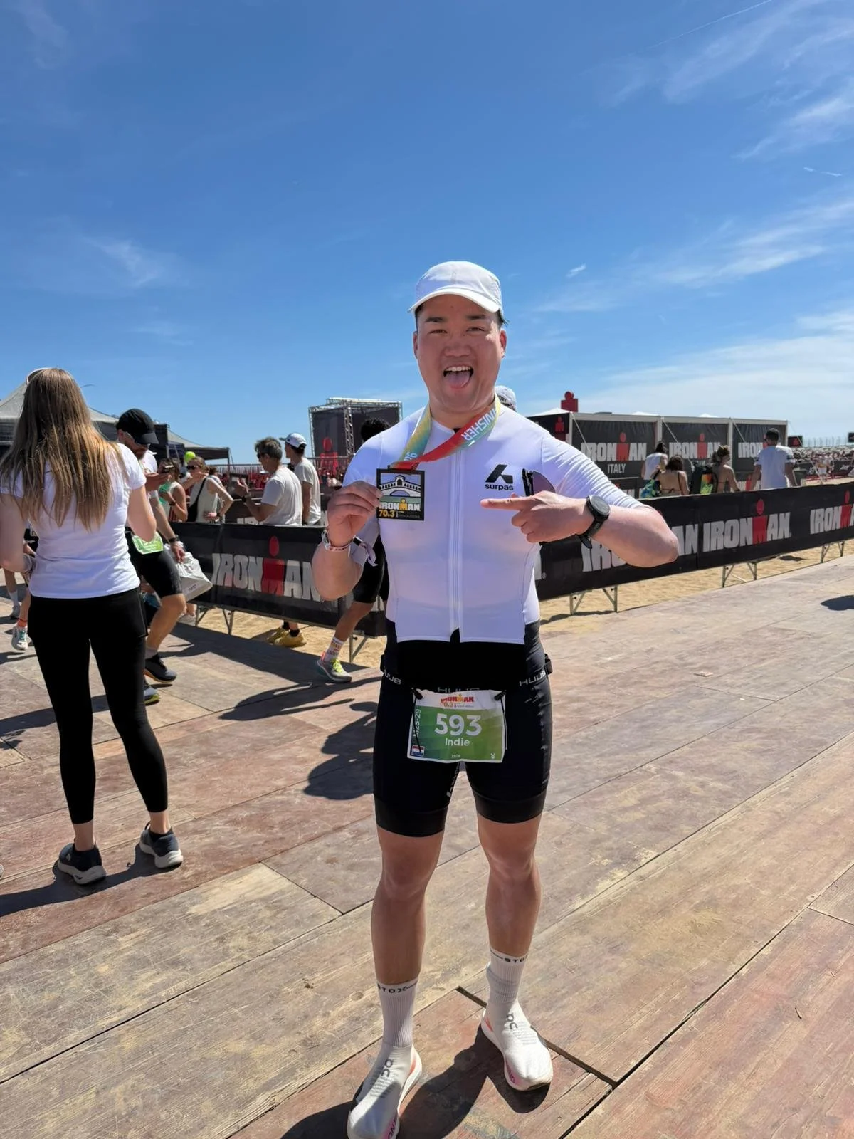 Indie Meeskens - Ironman 70.3 Venetië 