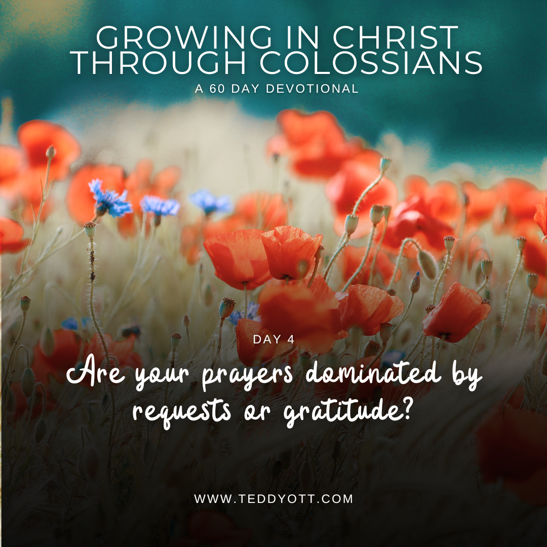 A Growing Life Produces Gratitude