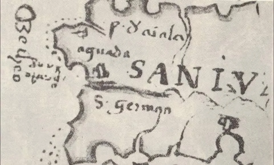  1554 - Mapa Aguada 1545 