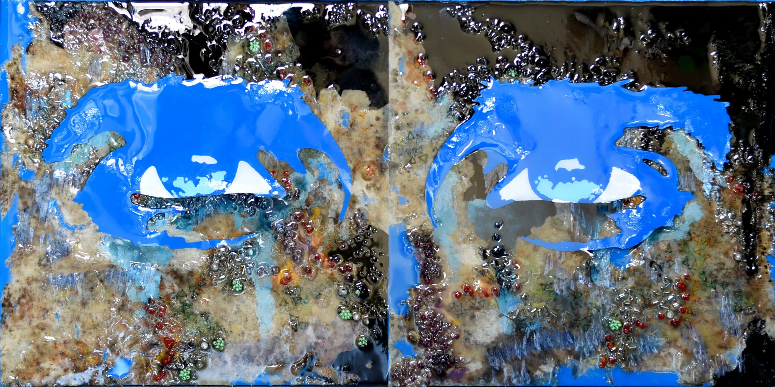 Mixed media on panel 

30 x 60 cm. 

2026