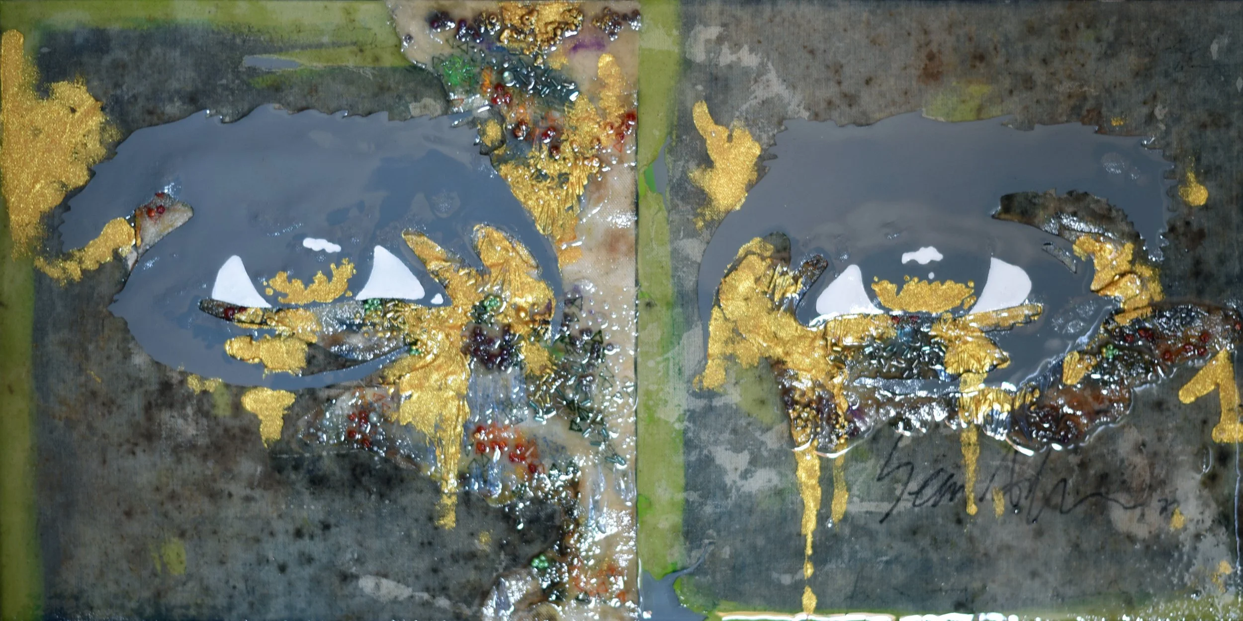 Mixed media on panel

30 x 60 cm. 

2026