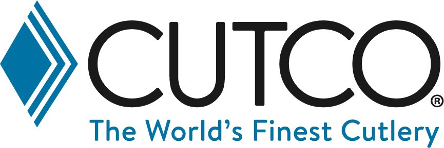 Logo of CUTCO with text 'The World's Finest Cutlery'.