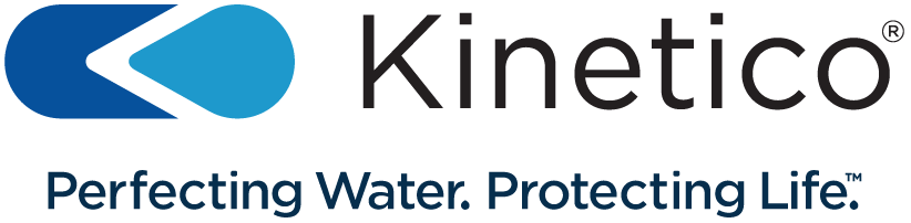 Logo of PureSoft Water Treatment with a blue water droplet and black text.