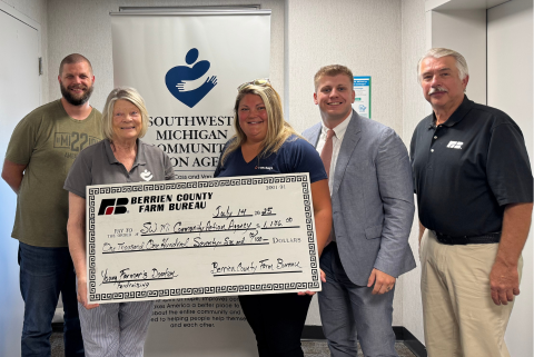 Austin Supports Presentation of Farm Bureau Double-Up Donation to The Southwest Michigan Community Action Agency