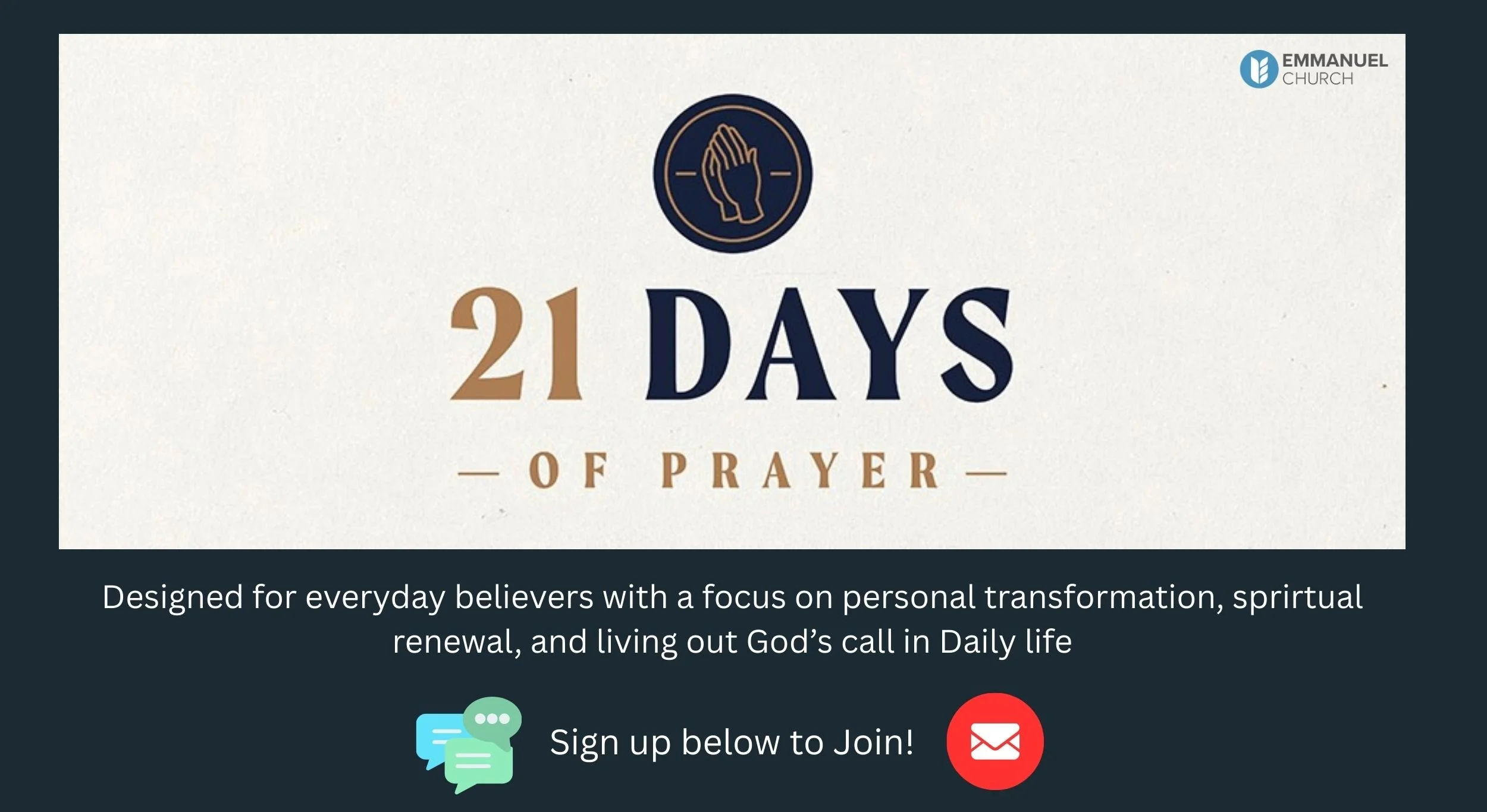 21 Days of Spiritual Renewal - Day 1
