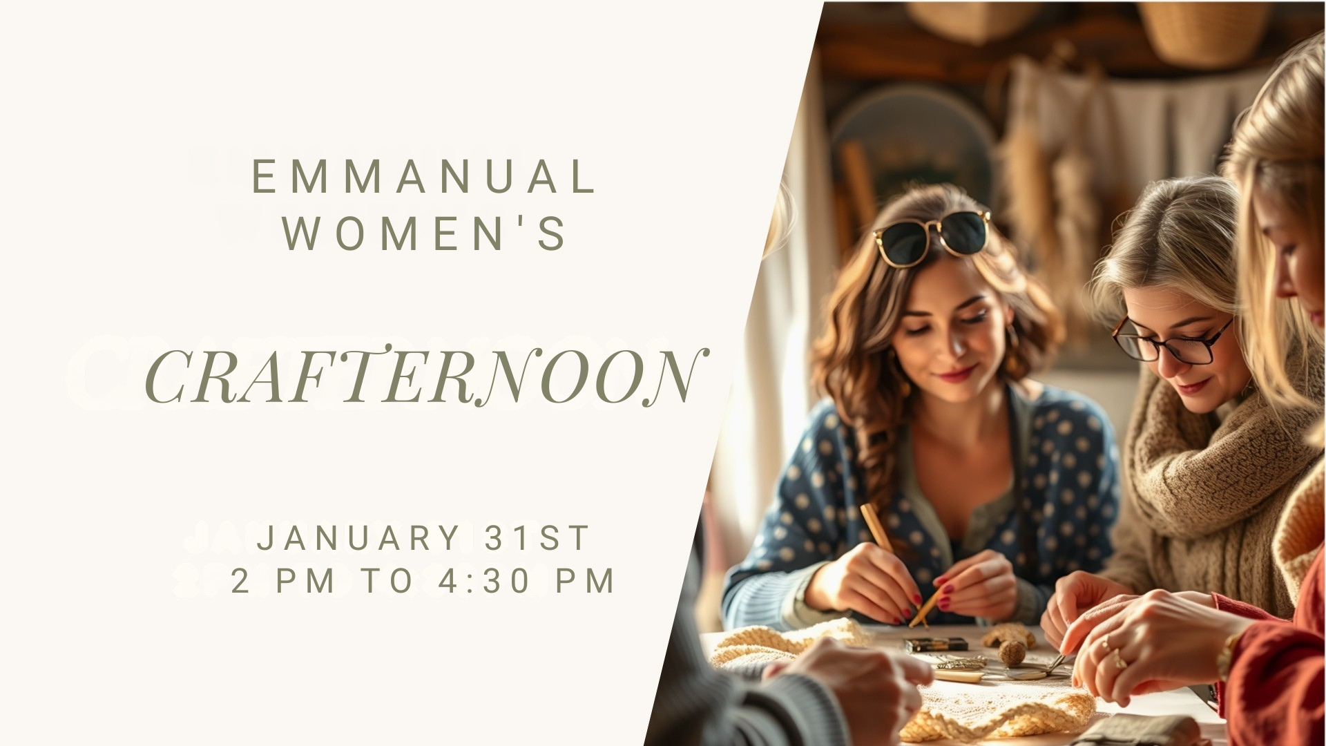 Emmanuel Women’s Crafternoon