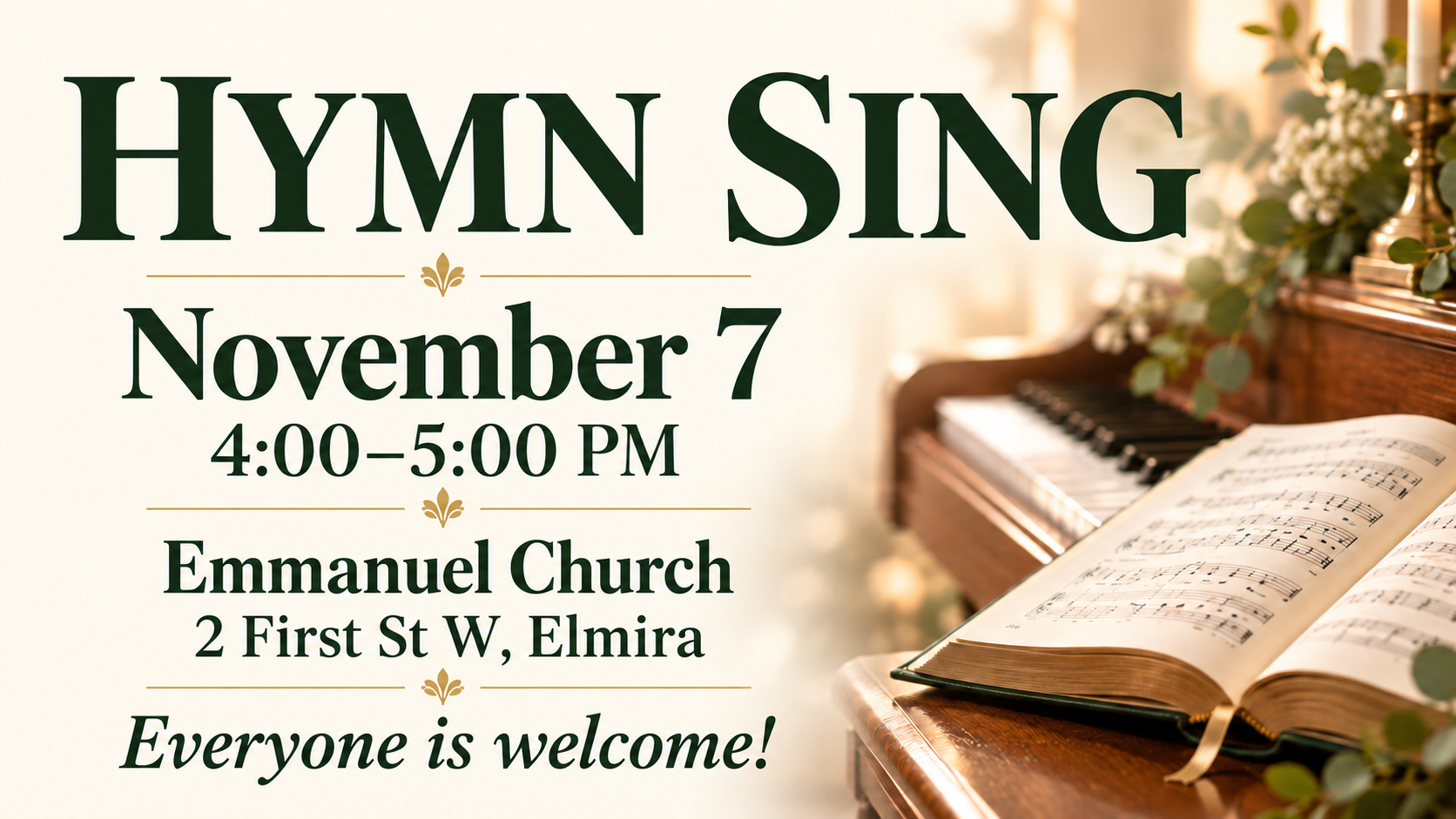 Emmanuel Hymn Sing