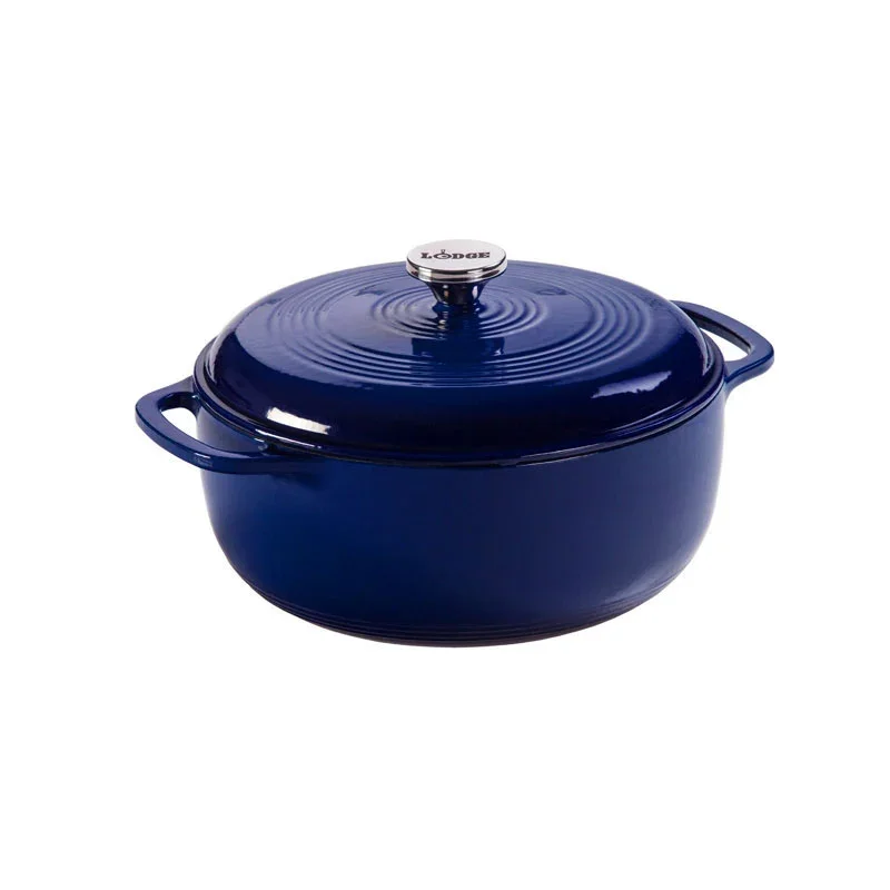 Loge Cast Iron Dutch Oven as recommended by The Rebel Age for Healthy Cooking