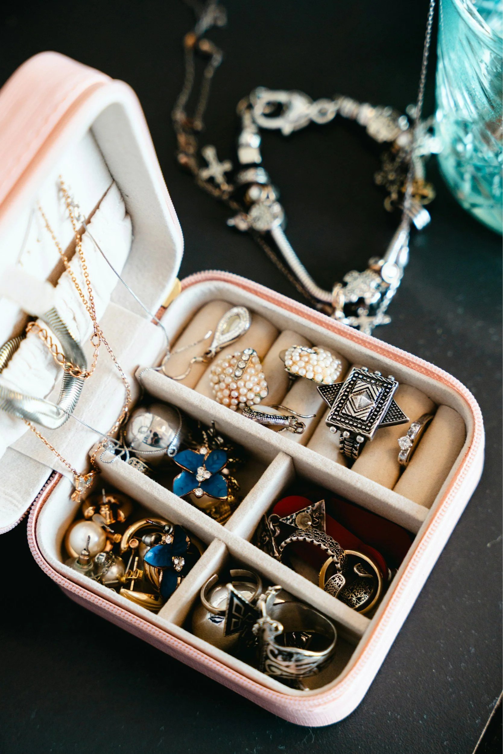 Woman wearing bold statement jewelry — The Rebel Age style over 60