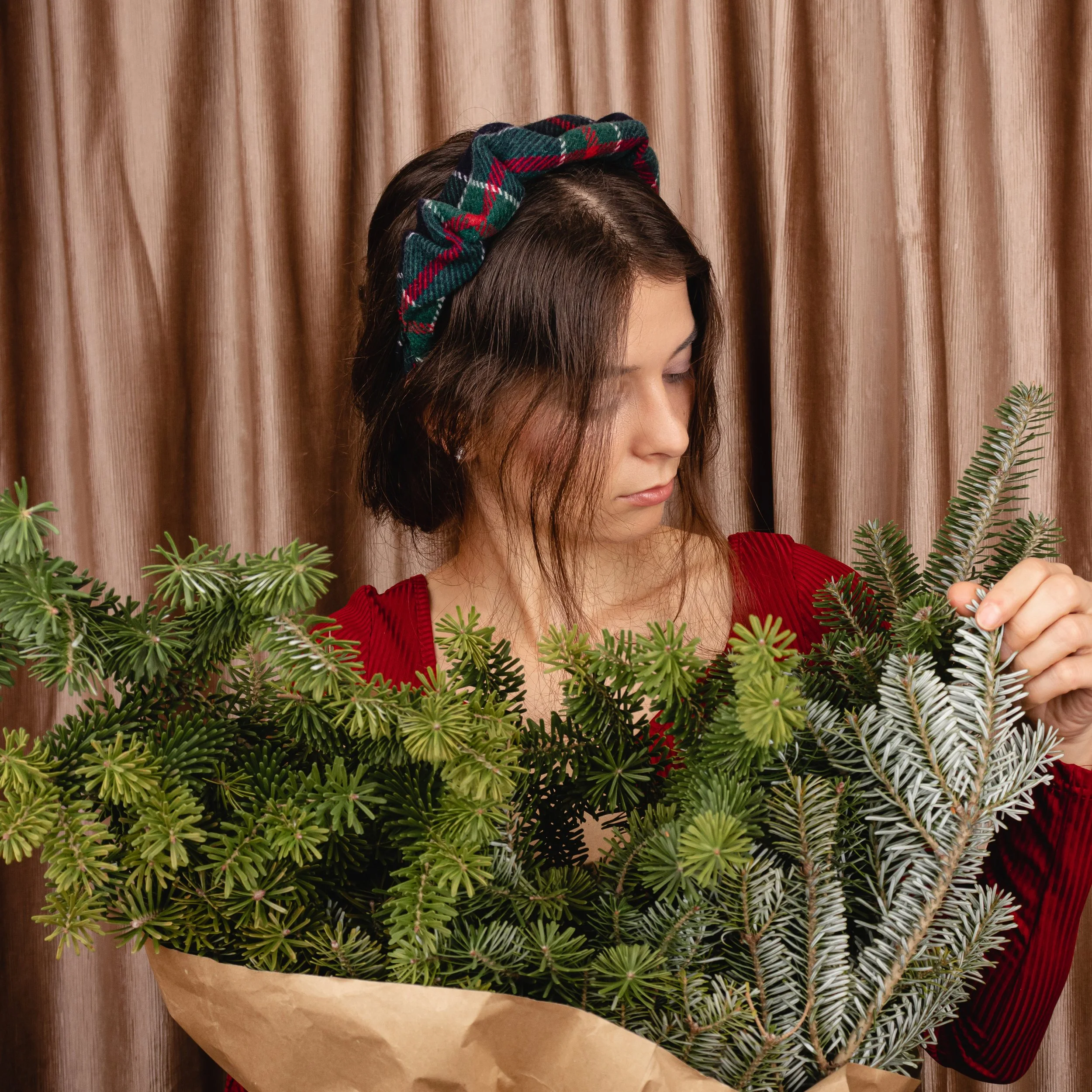 Navy_Wool_Plaid_Ruffle_Headband_5.JPEG