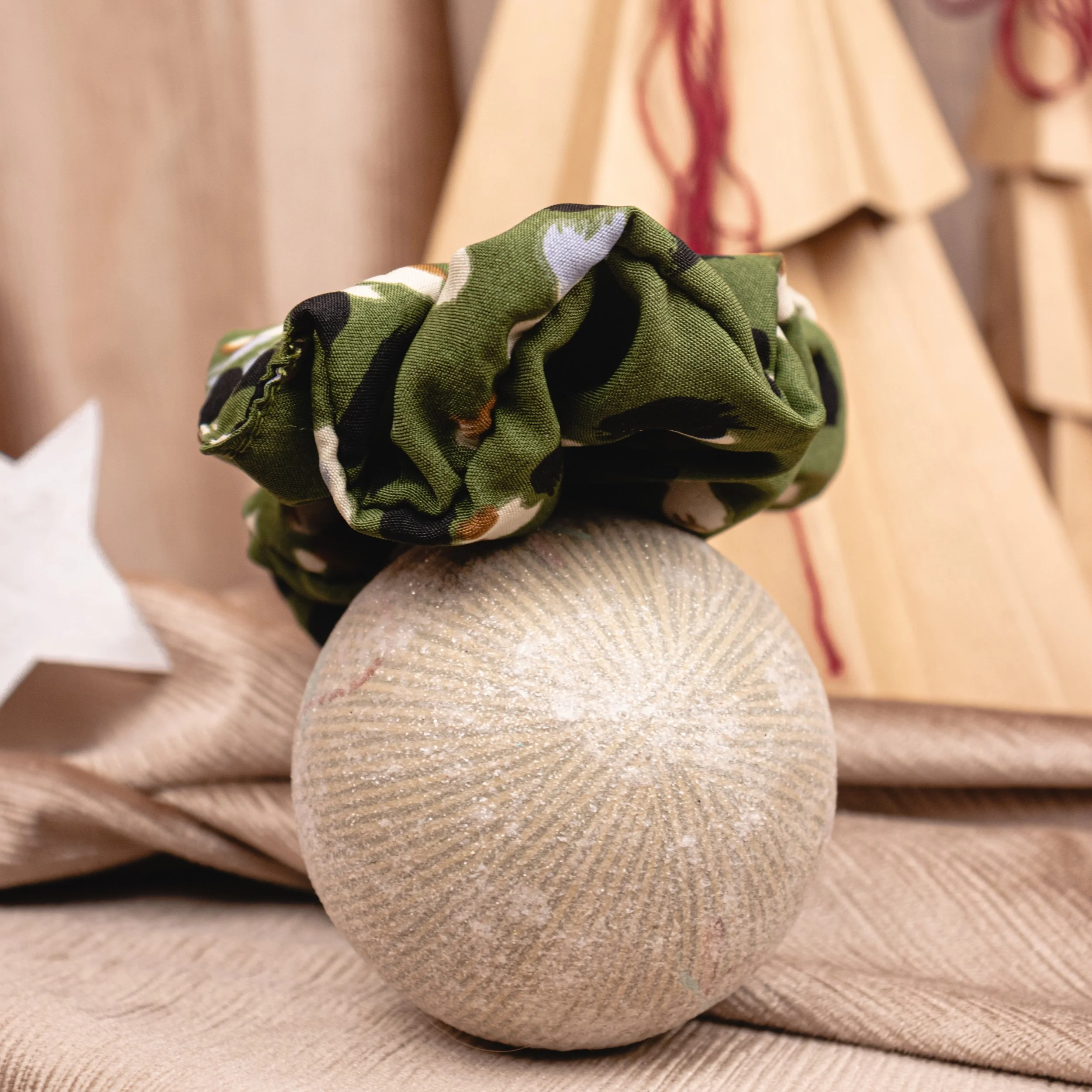 Festive_ Olive_Pattern_Scrunchie_2.JPEG