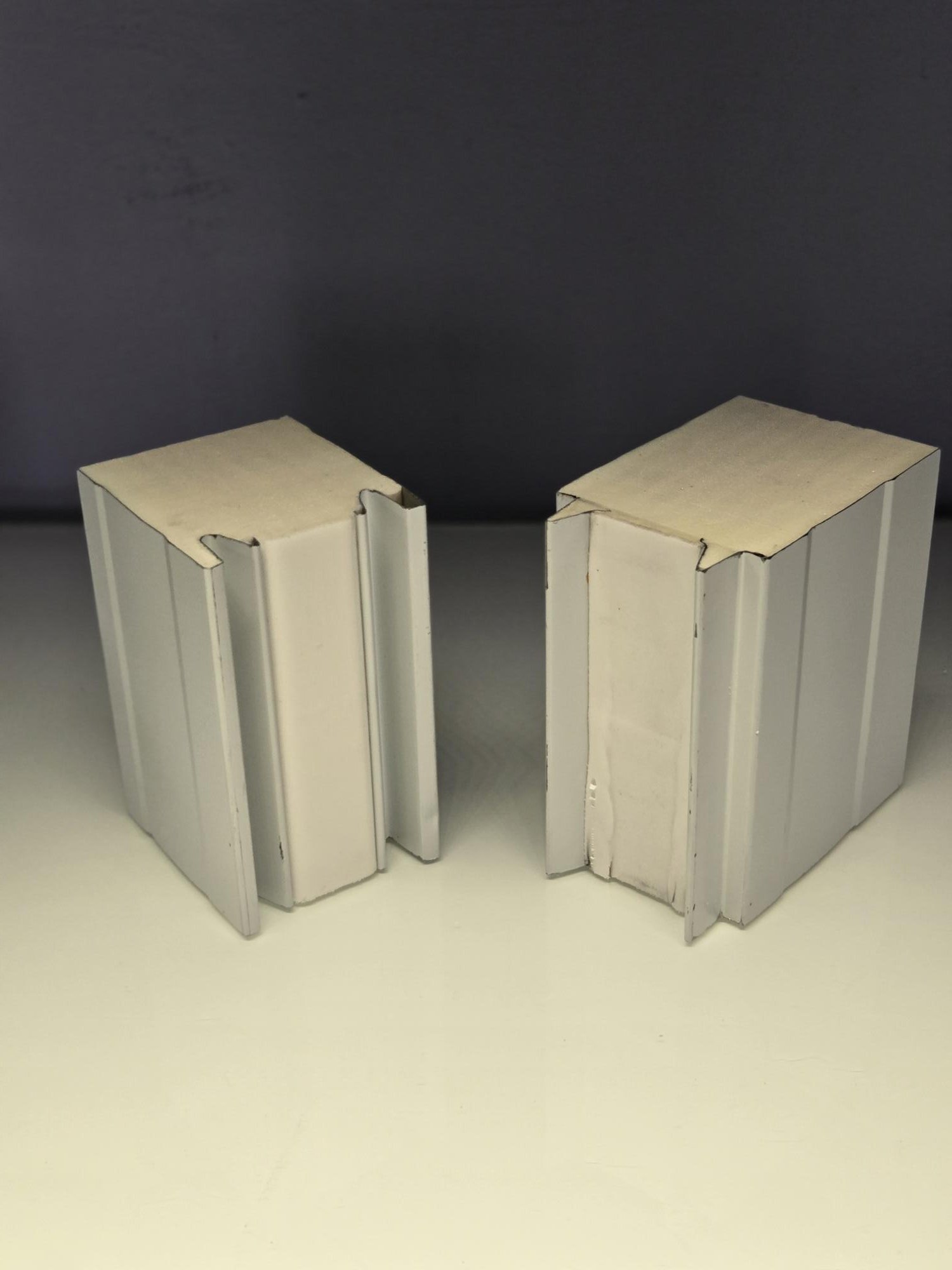 PIR, insulated foam sample