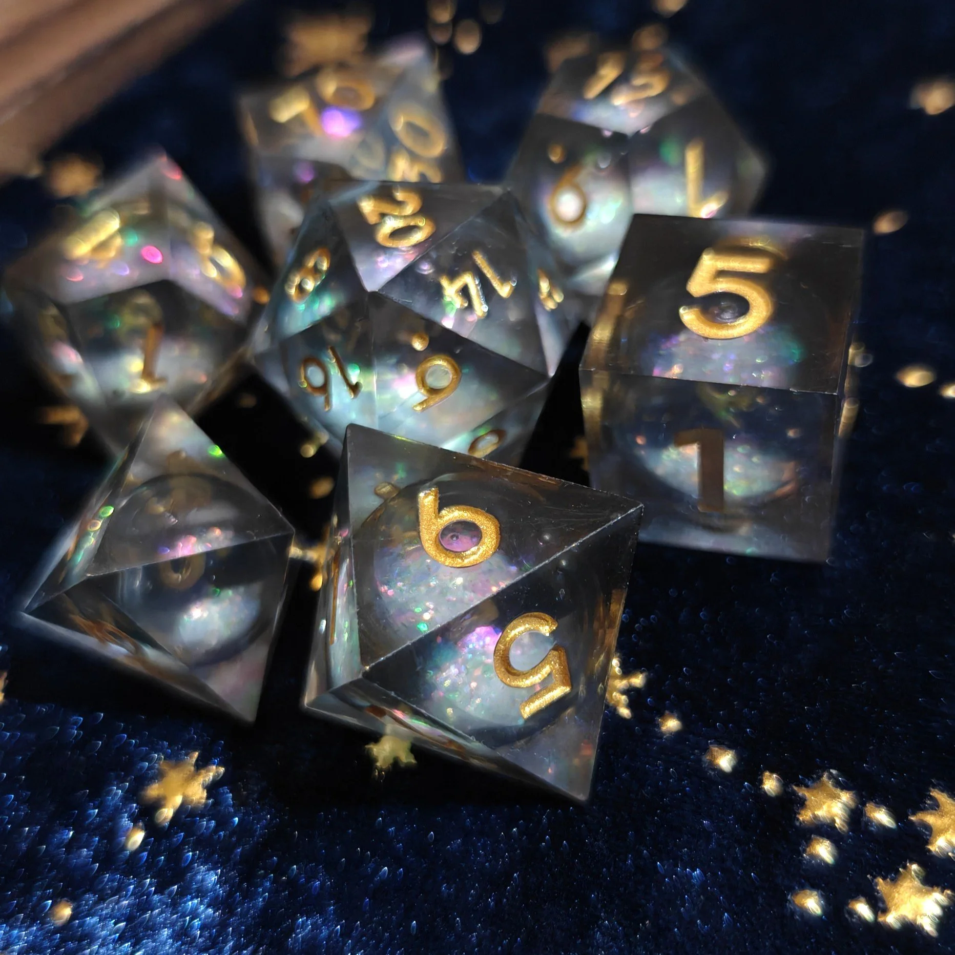 Moondust | Liquid Core Dice Set