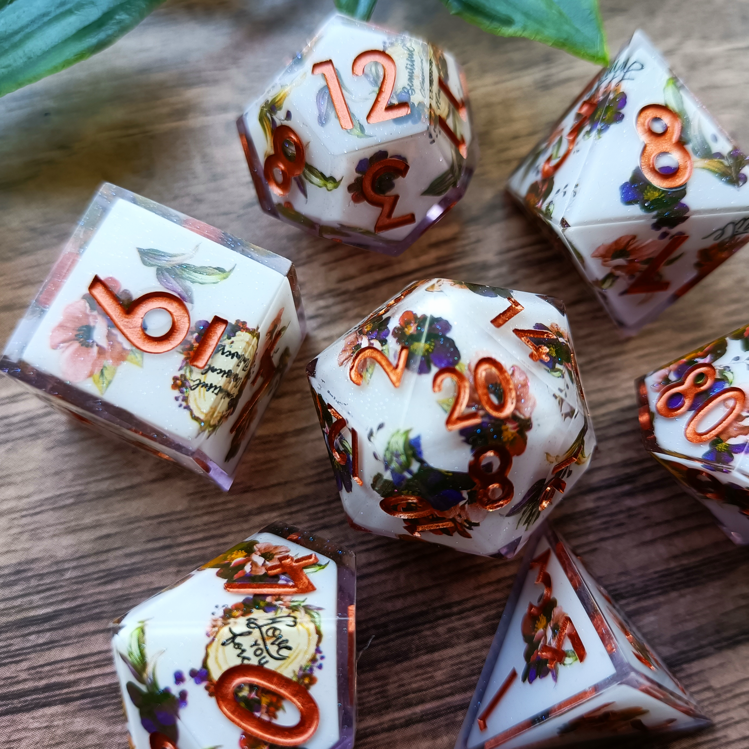 Porcelain | Sharp-Edged Dice Set