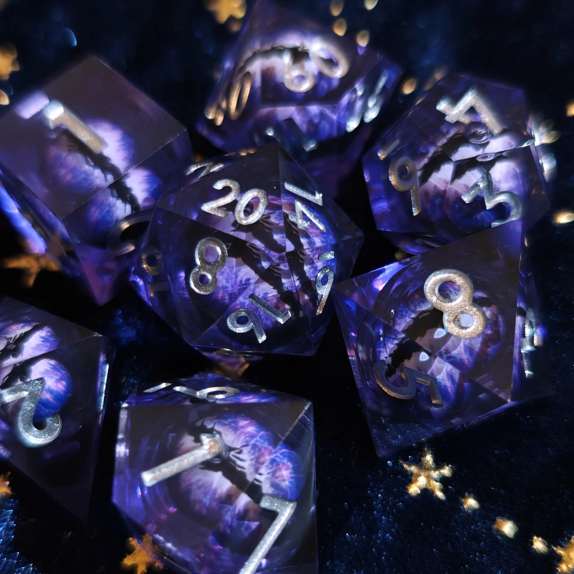 Wyvern's Eye | Liquid Core Dice Set