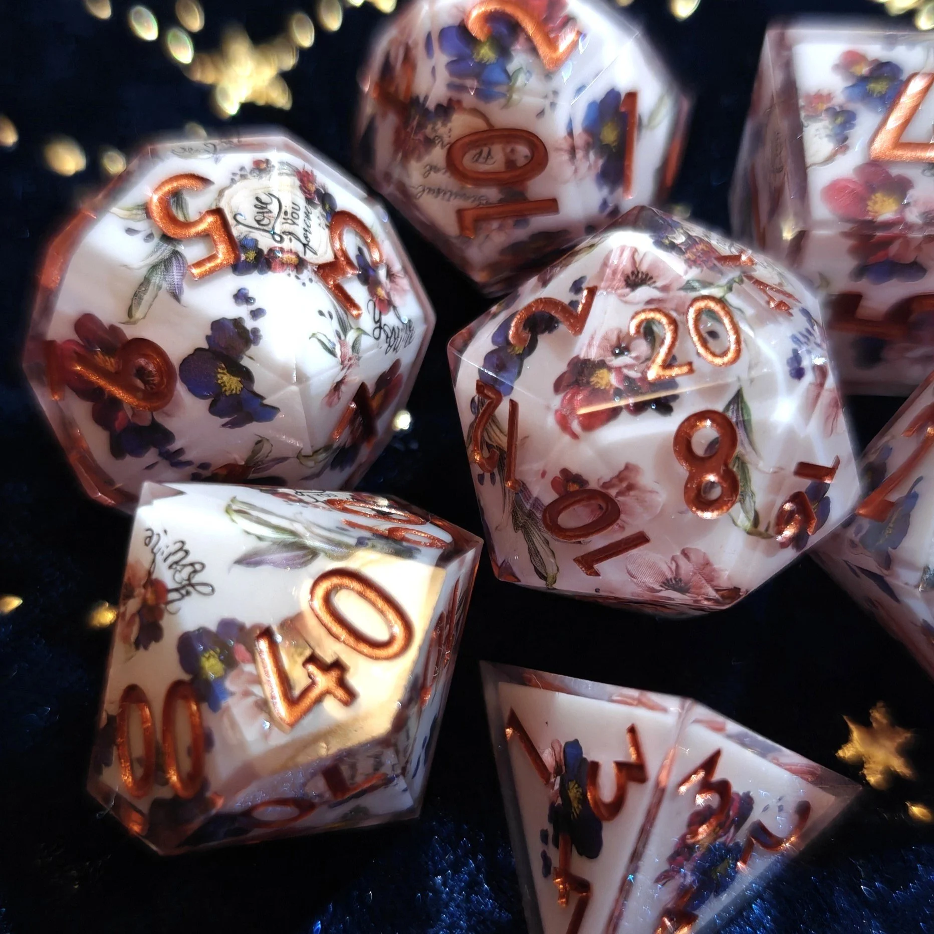 Porcelain | Sharp-Edged Dice Set