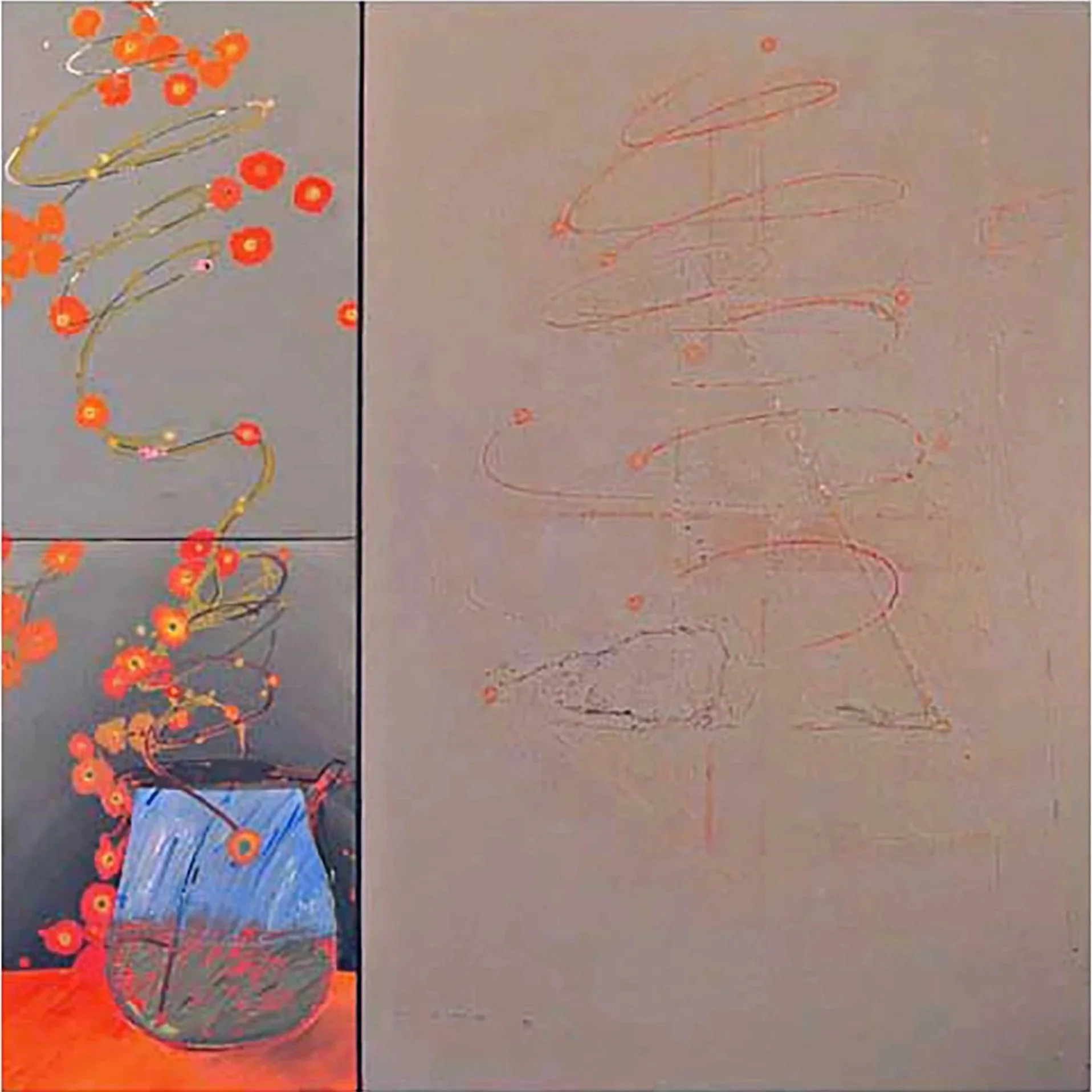 Triptych, 1991-2000, 72" x 76"