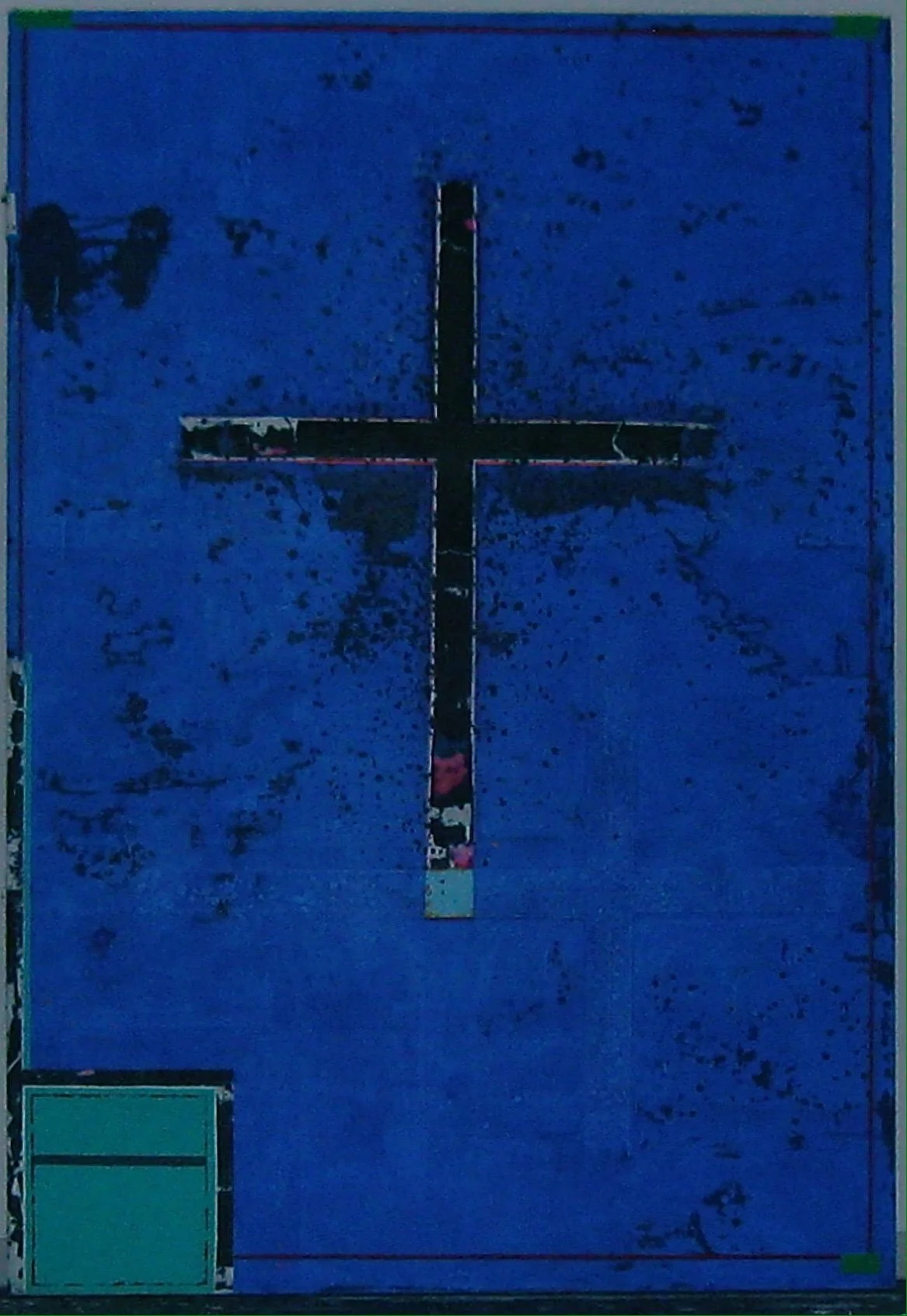#24, A Chair Contemplating Christianity (Blue), 1987