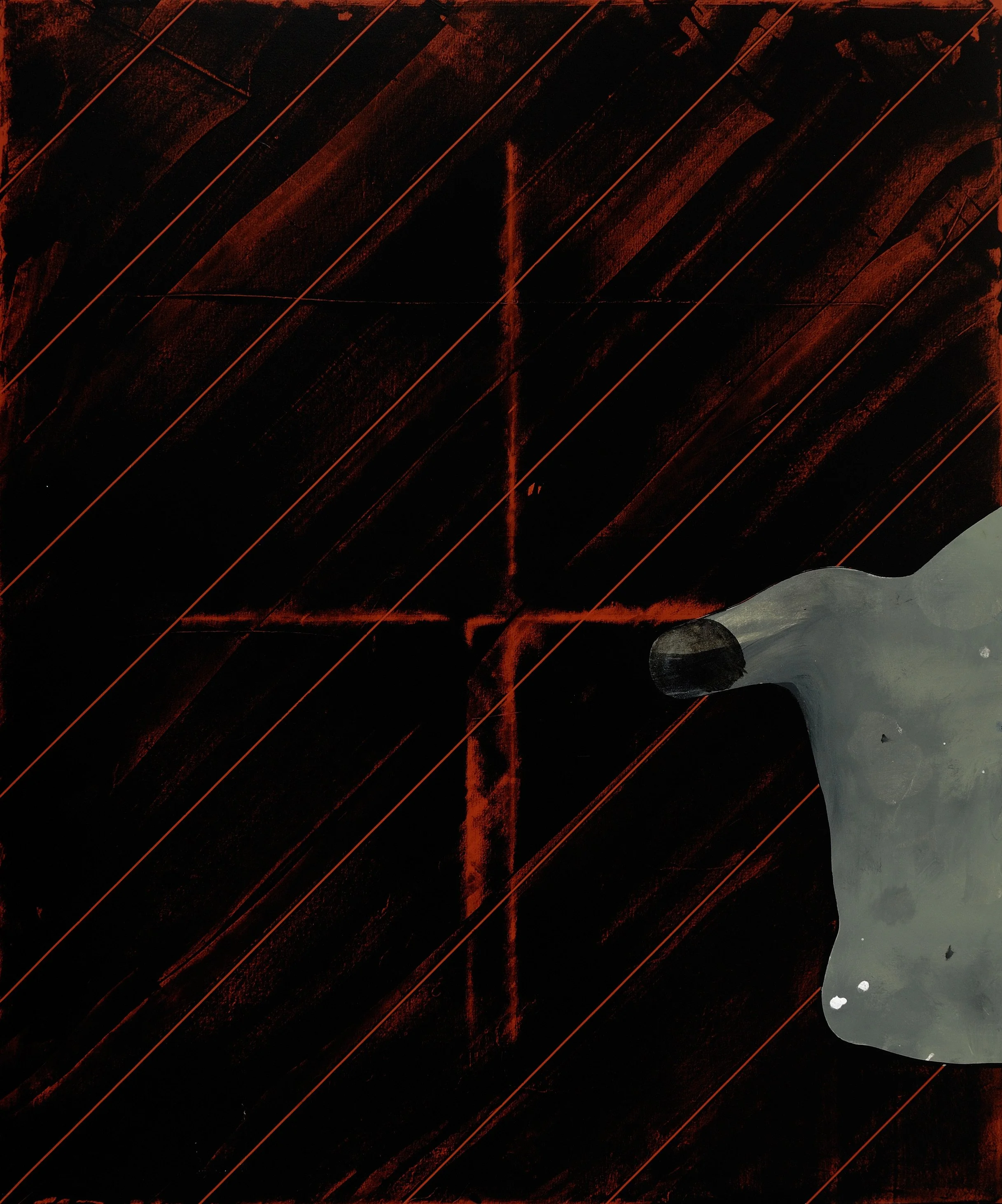 #105, Crucifixion, 2008, 84" x 78"