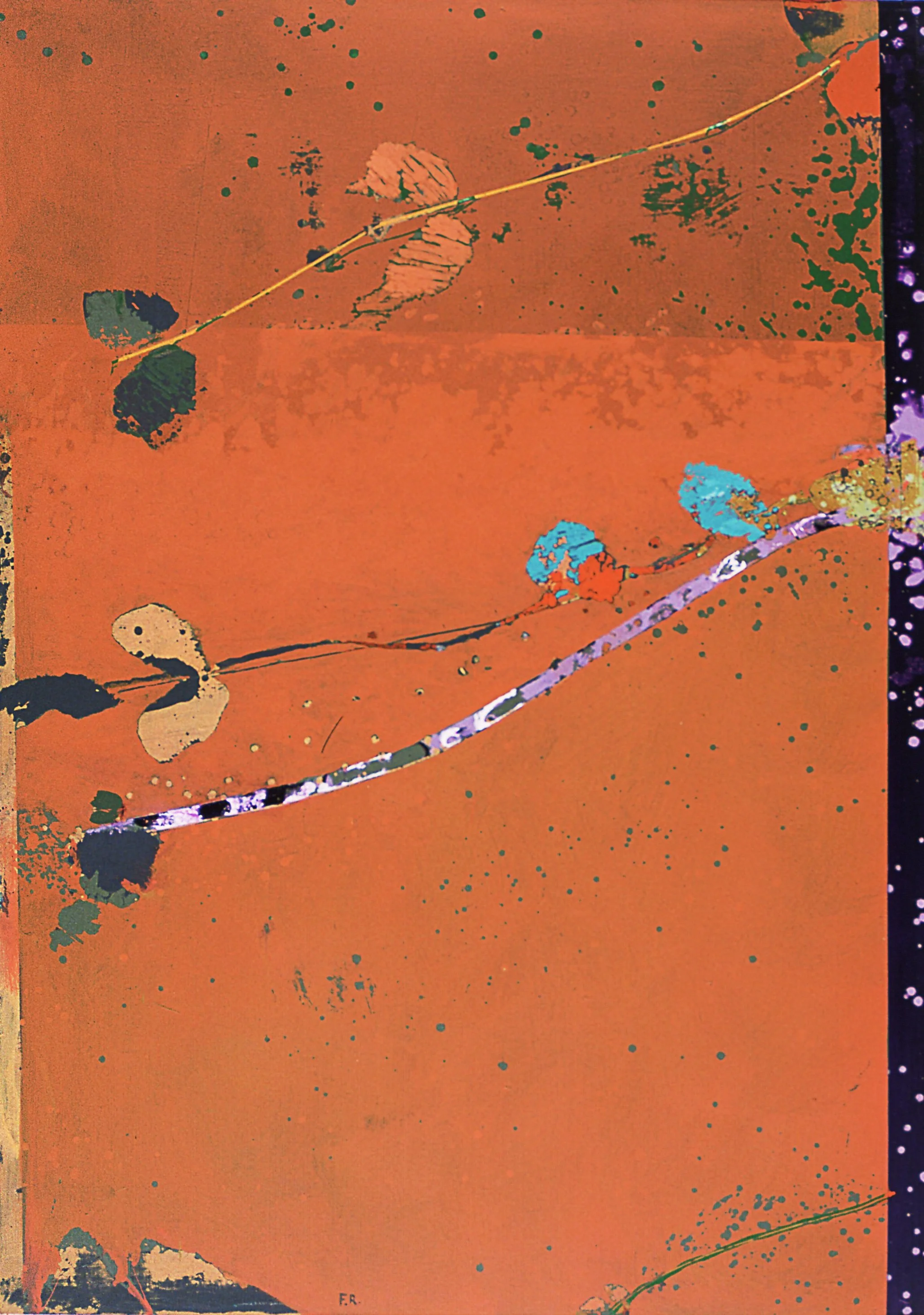 #17, Havana Lake, 1983, 85.5" x 61.5"