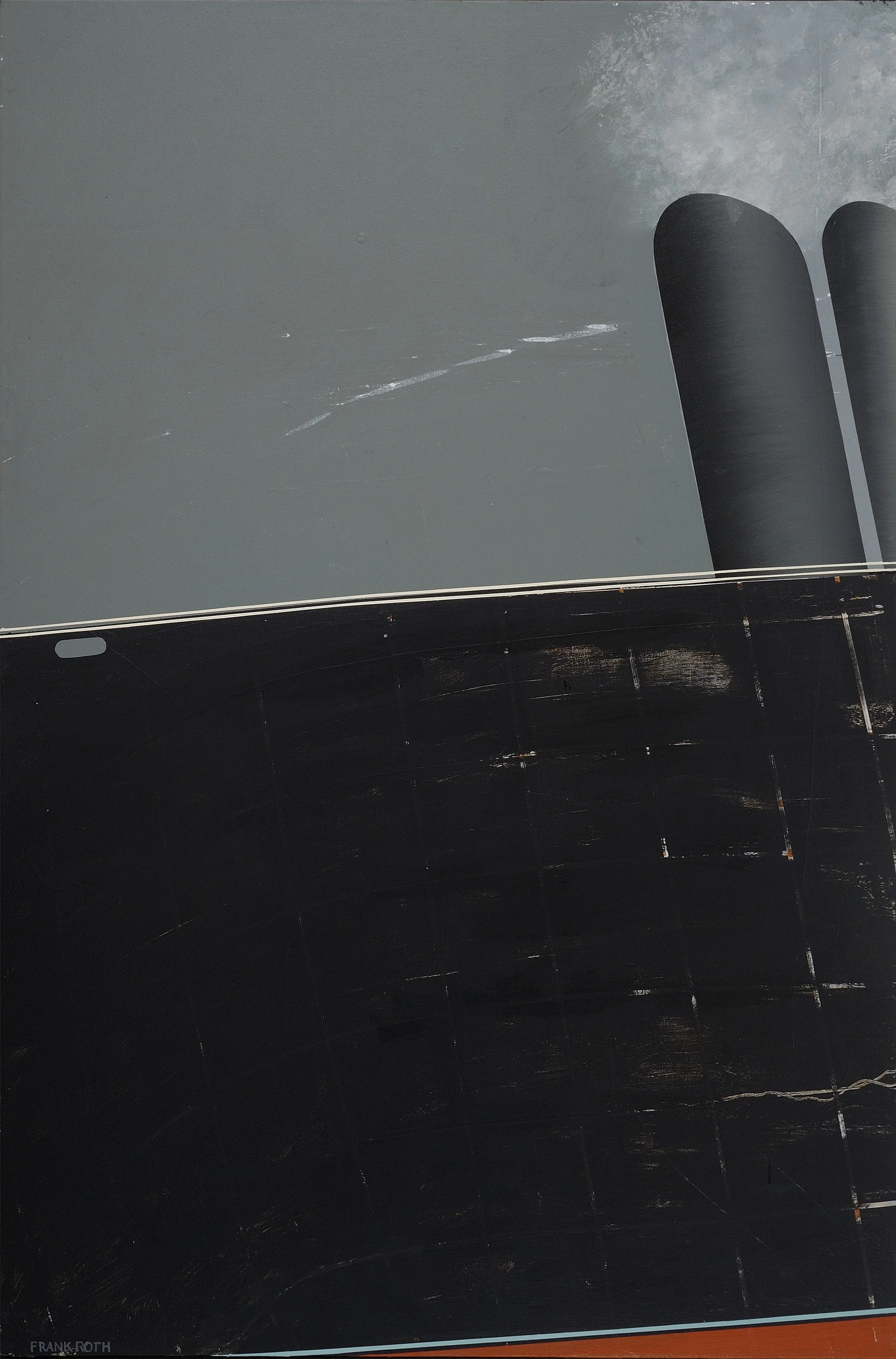 #106, Freighter Krupp, 2008, 73" x 49"