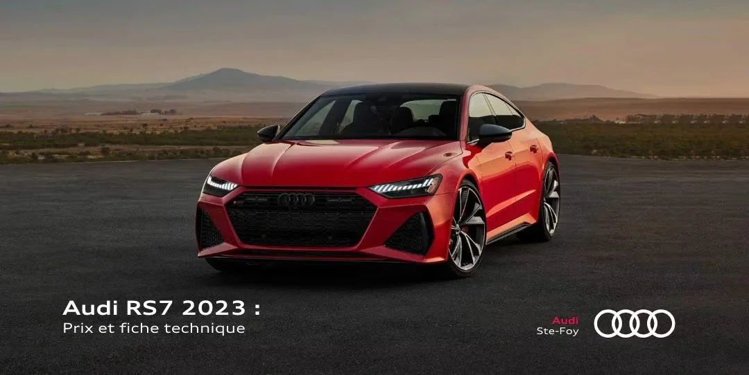 RS7 2023 : prix et fiche technique.