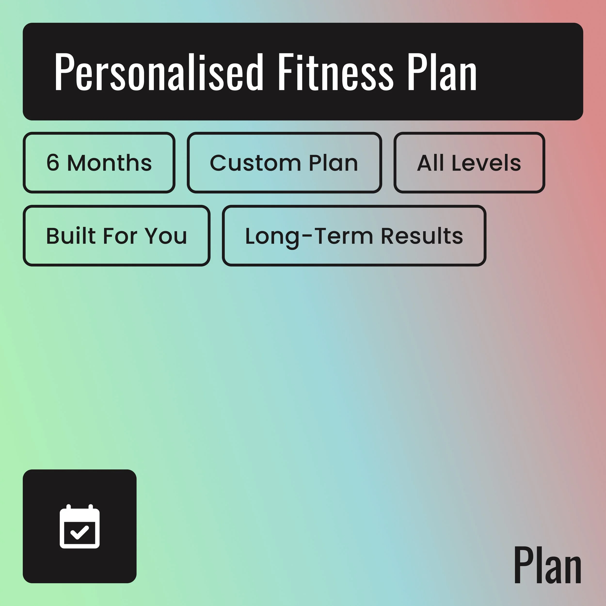 Personalised Fitness Plan