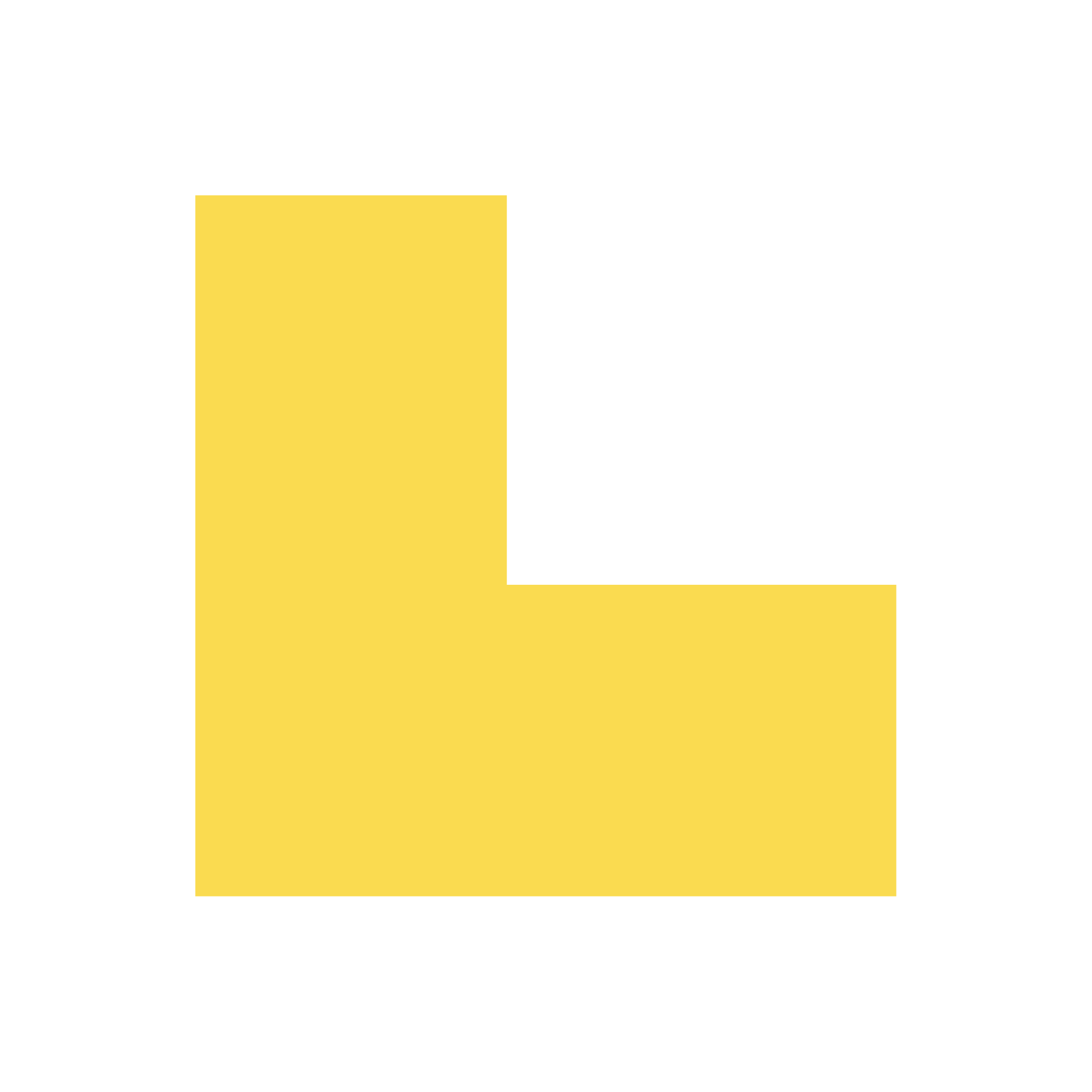 Yellow shape.