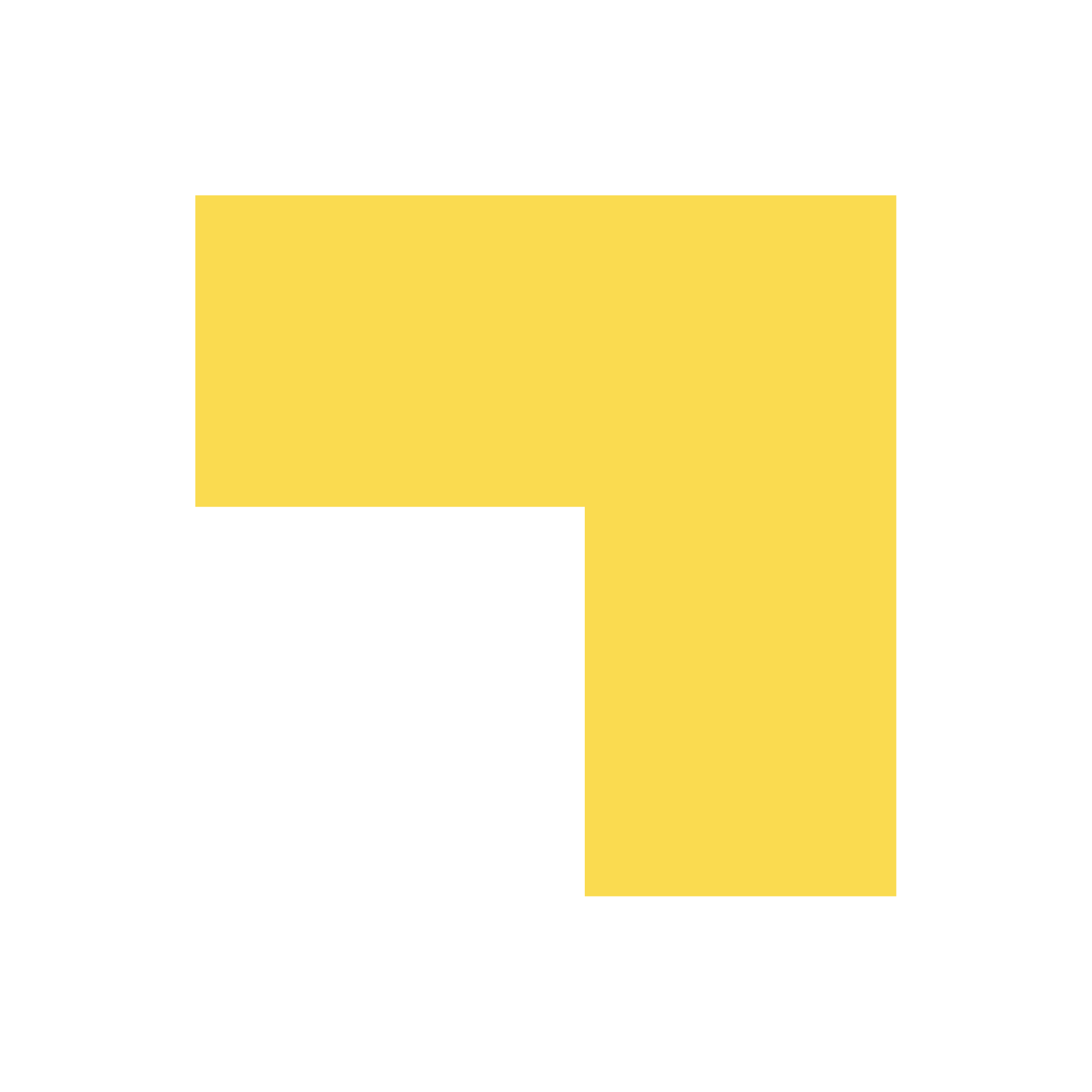 Yellow shape.