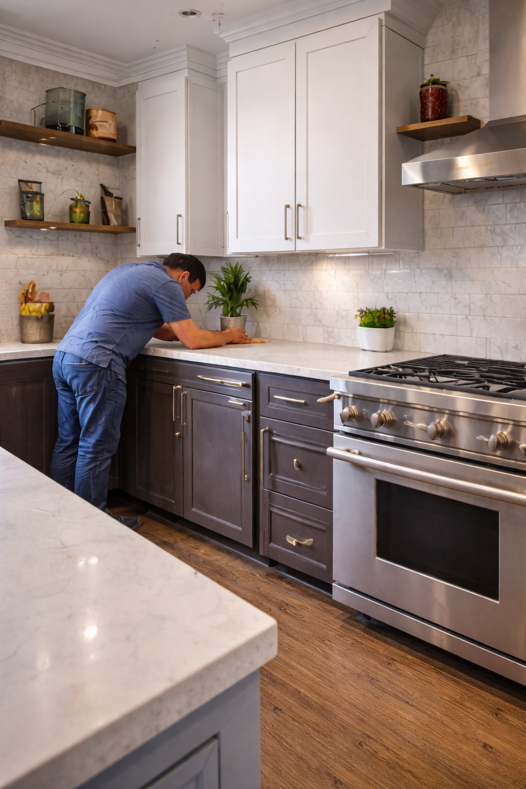 Cabinet installation and replacement services in San Diego, CA.