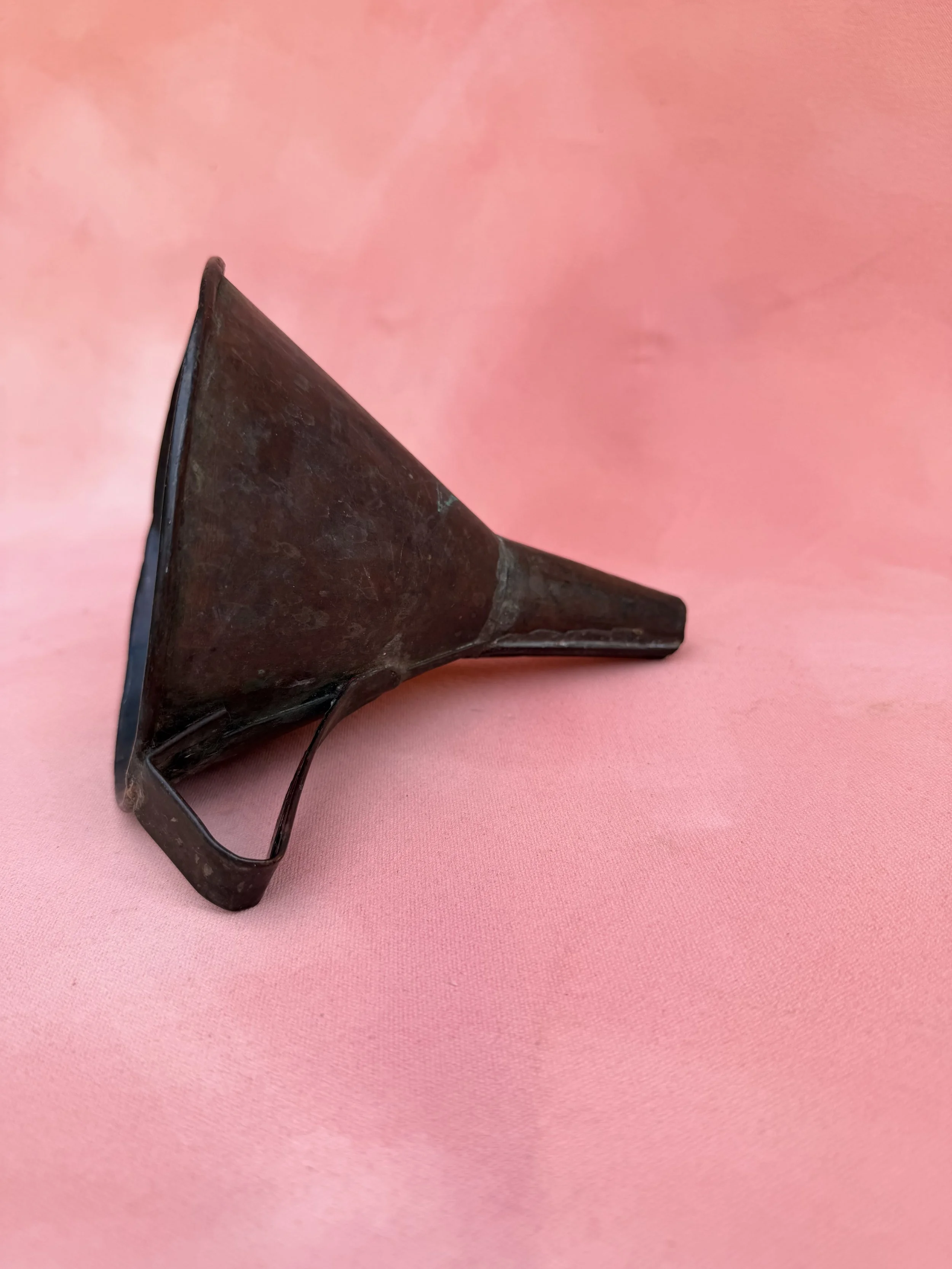 Antique Copper Funnel