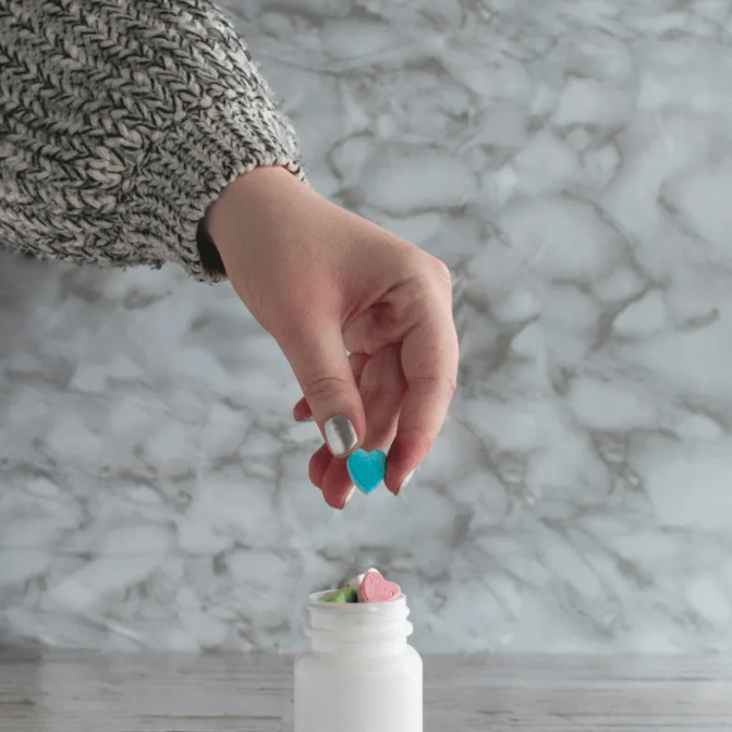 Making the Mundane Magical: Bedazzled Medicine Bottles