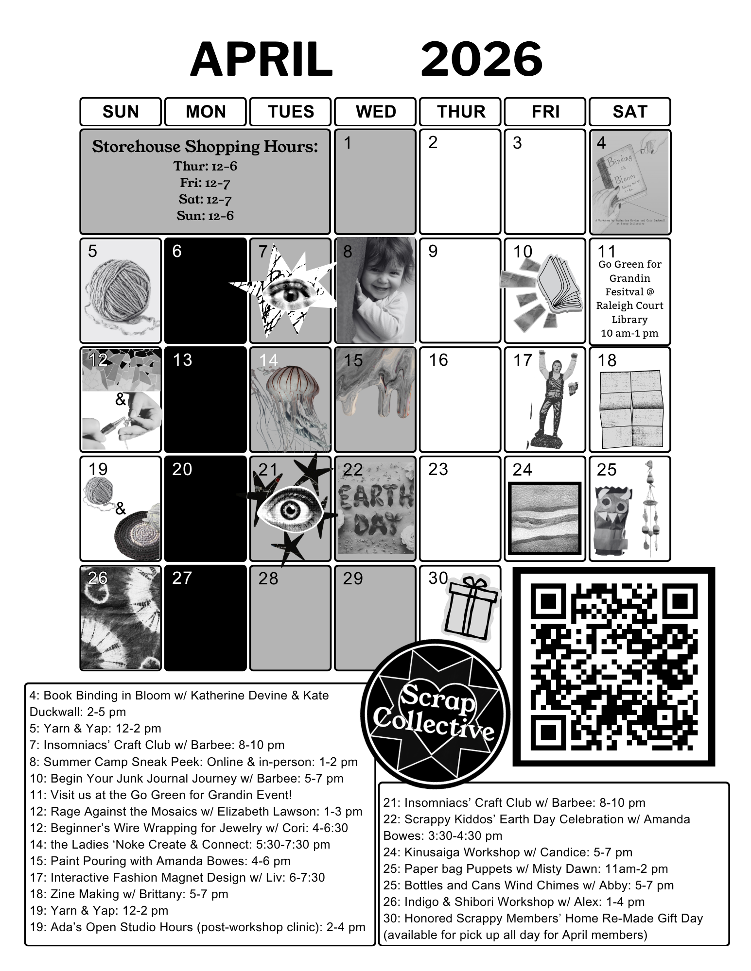 Check out our April Events