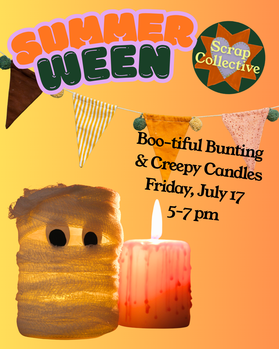 SUMMERWEEN Bunting & Candles.png