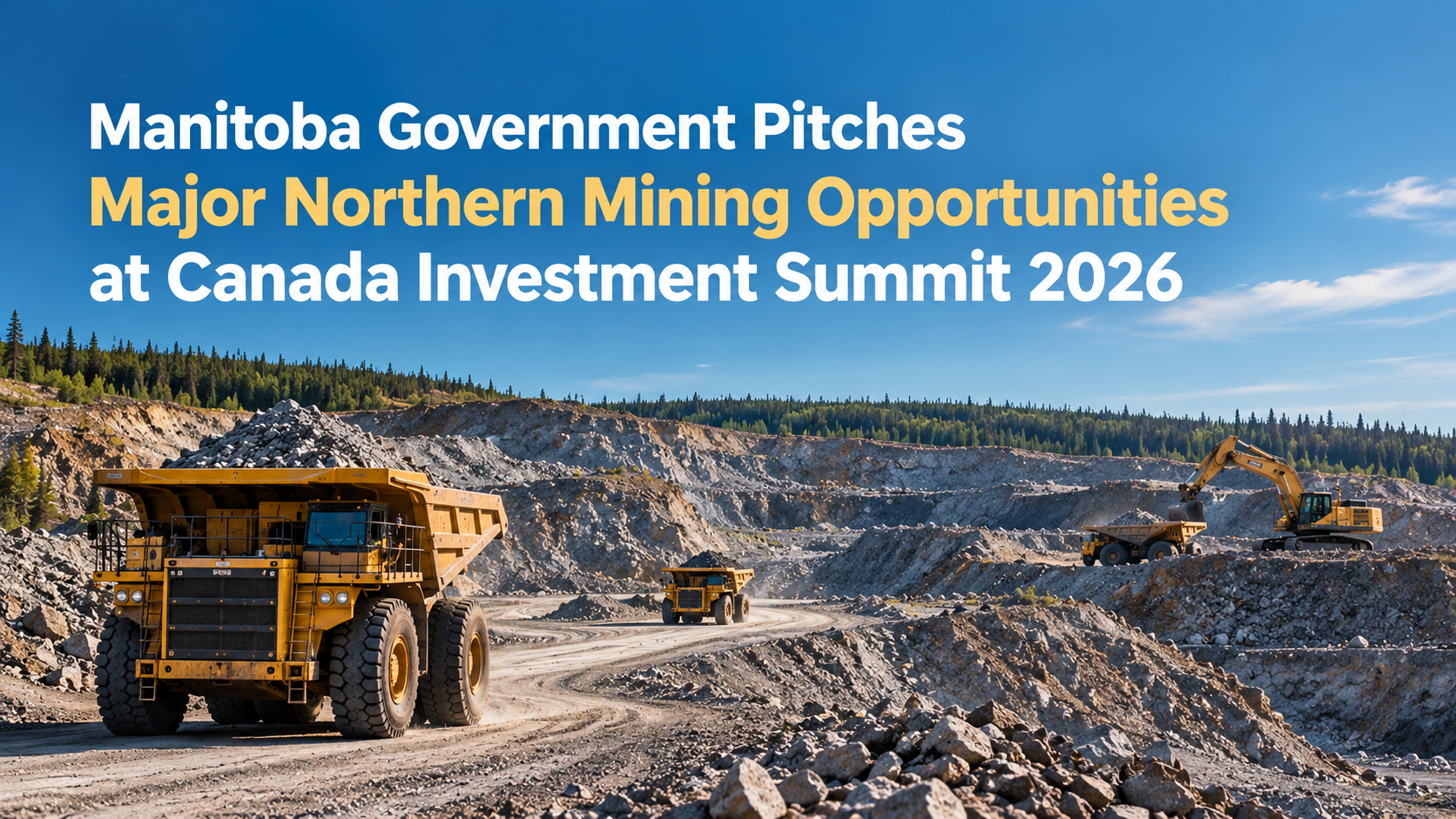 Manitoba Government Pitches Major Northern Mining Opportunities at Canada Investment Summit 2026