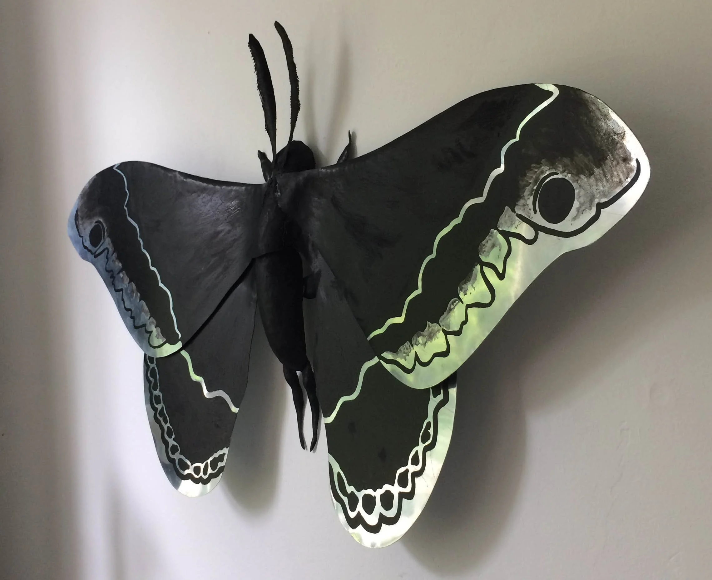 Moth 2, 2017, 100x85x15 cm, Zinc, €420,-