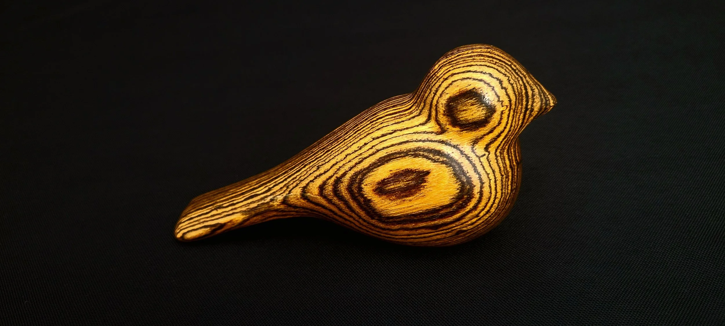 Bocote Comfort Bird Carving