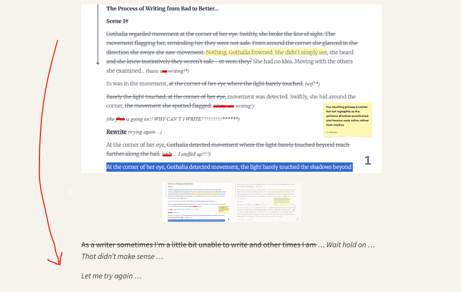 Journal Entry: The Writing Process on Some Days