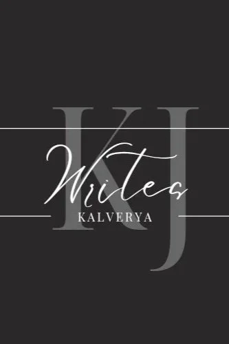 Cover eines Buches mit dem Titel „Write“ von Kalverya JK, mit schwarzem Hintergrund und grauem und weißem Text.