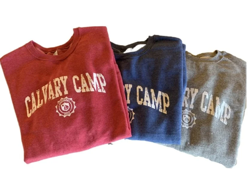 Distressed Calvary Camp Crewneck Sweatshirts