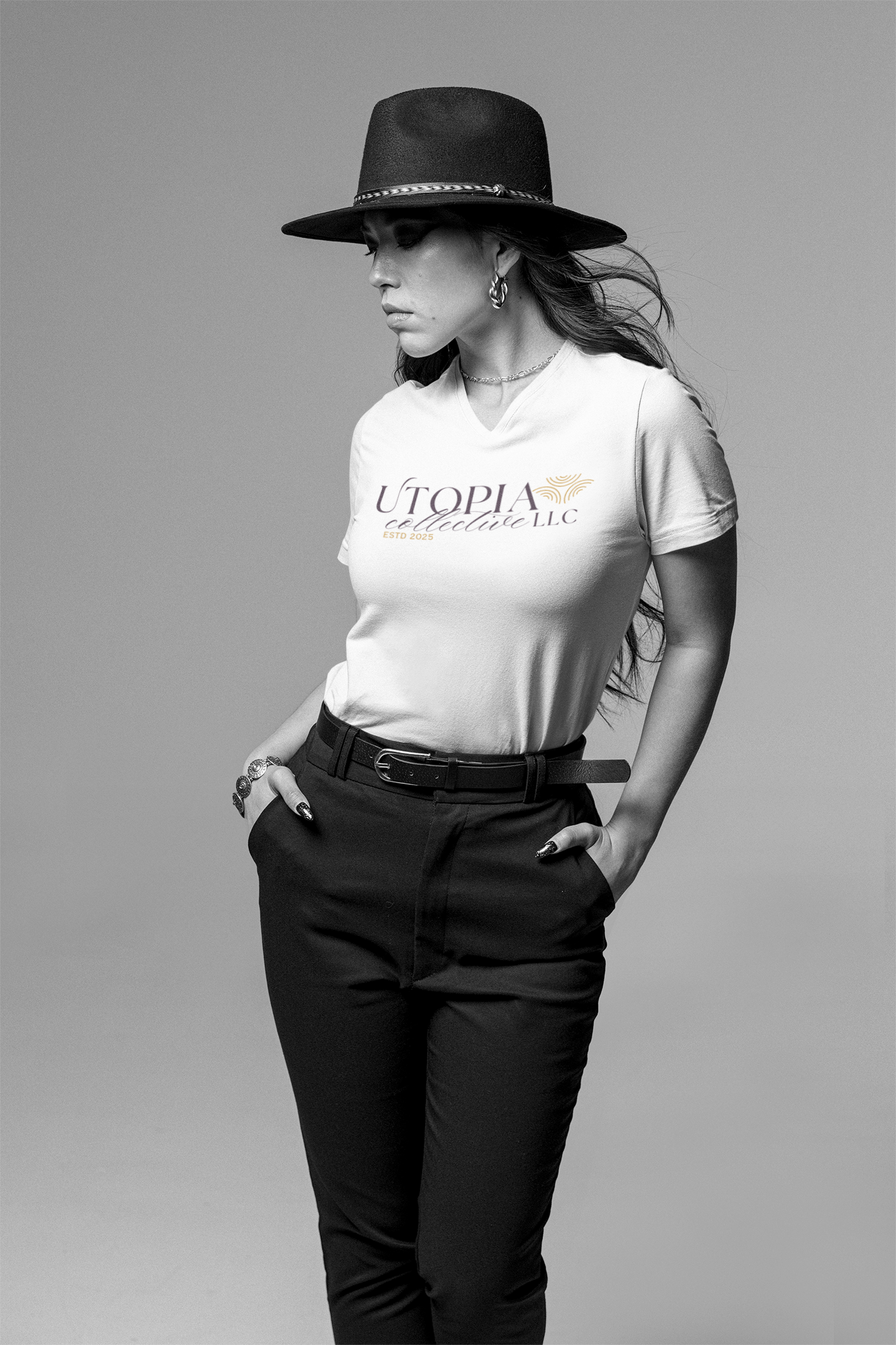 Utopia Collective V-Neck Tee