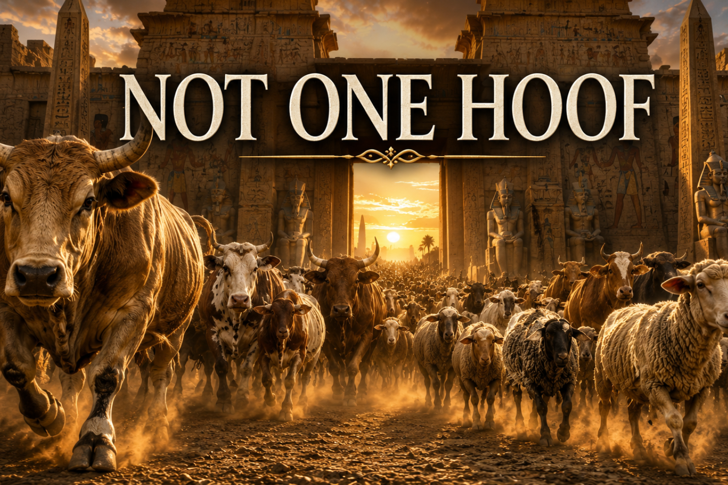 NOT ONE HOOF