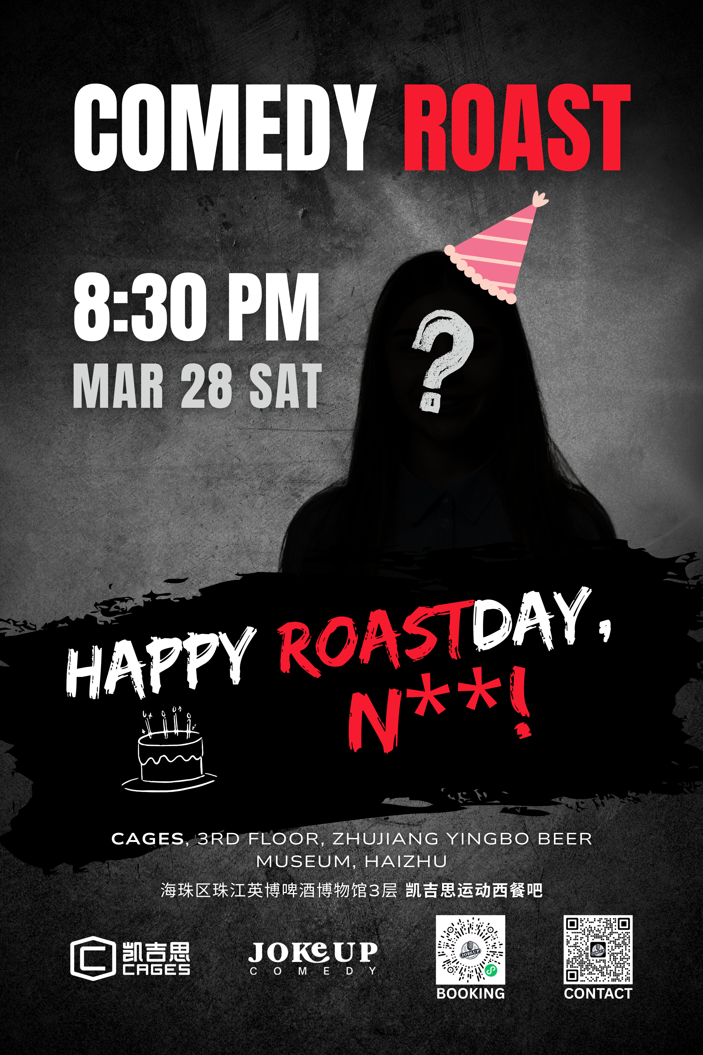 Cages - comedy Open Mic (raost day)