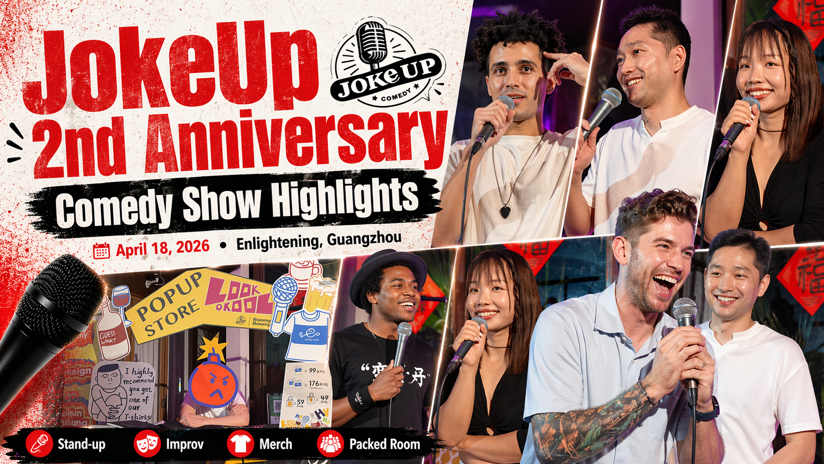 jokeup 2nd anniversary Comedy show