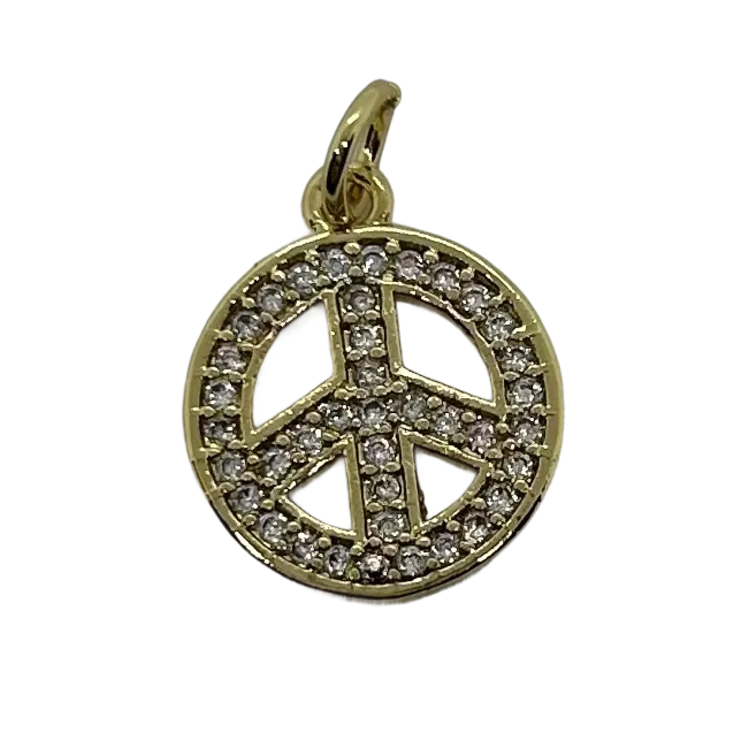 Bling Peace Sign