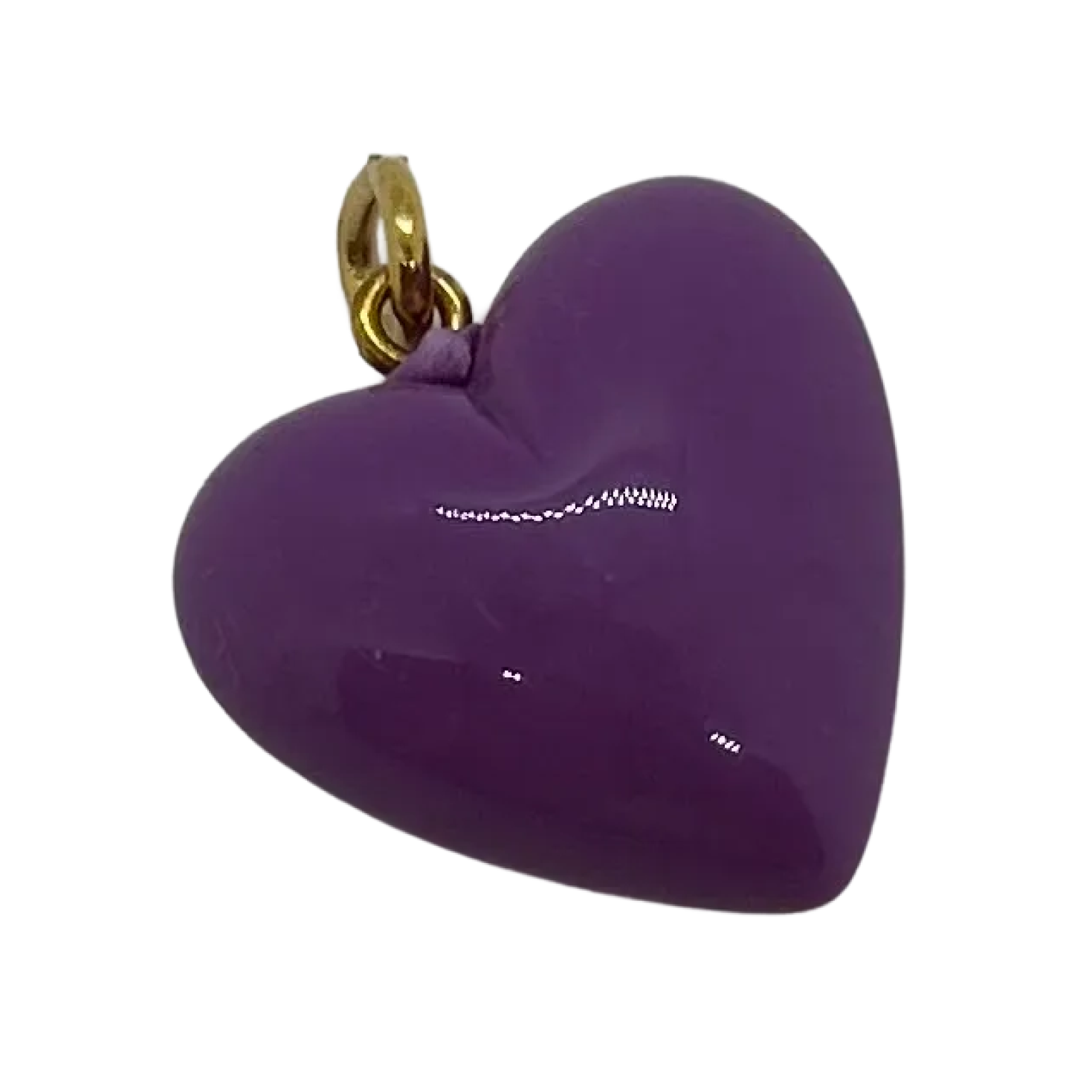 Purple Puffy Heart