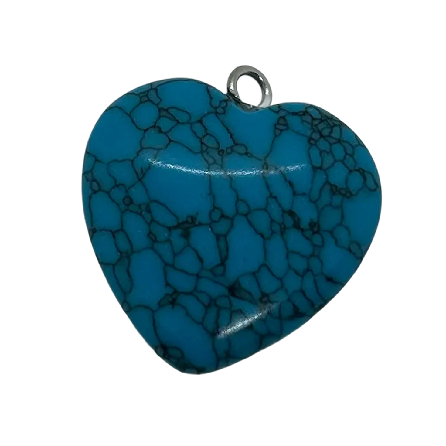 Turquoise Puffy Heart