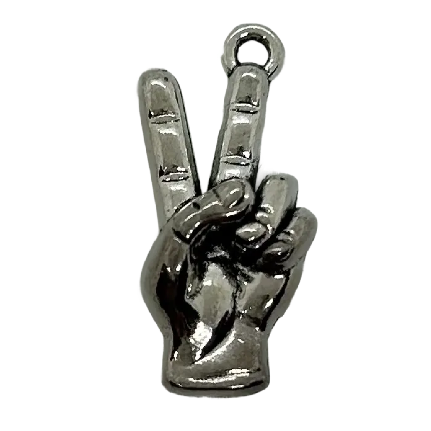Silver Peace Fingers