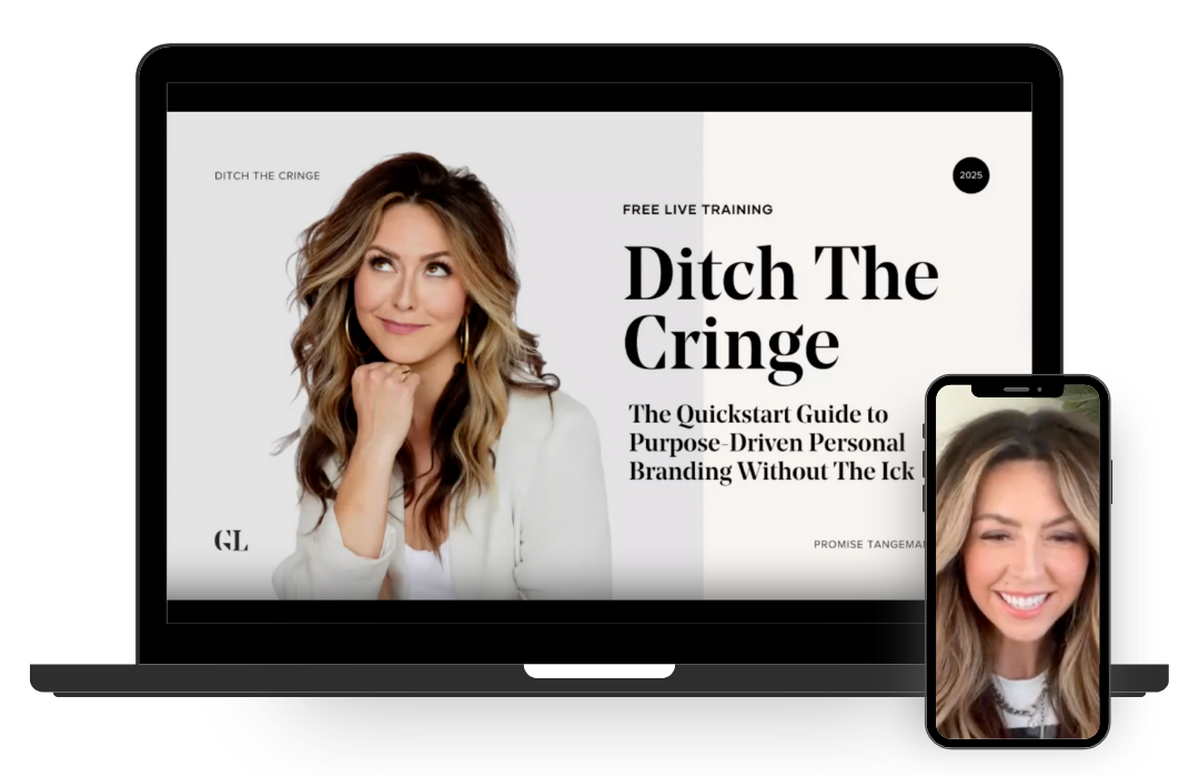 Ditch the cringe free personal brand training.