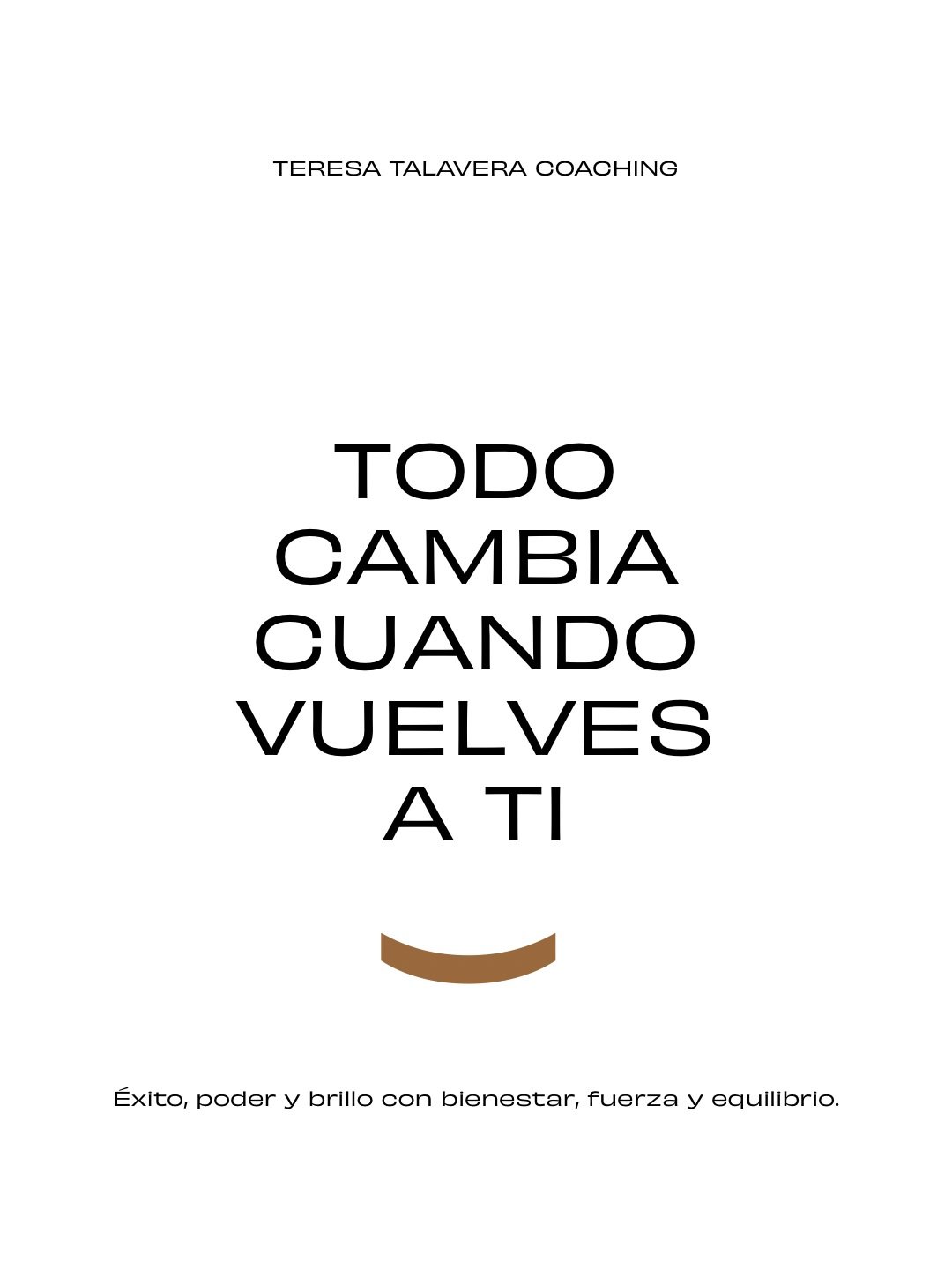 Tu paz no depende de fuera.

Depende de si est&aacute;s contigo.

Cuando te tienes &rarr; todo se ordena
Cuando te pierdes &rarr; todo se complica

✨ Siempre puedes volver.

#coach #conexioncontigo #teresatalaveracoaching #bienestar
